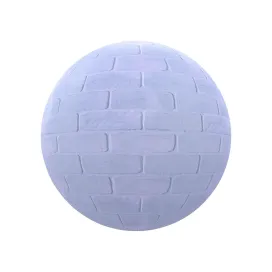 Blue brick wall